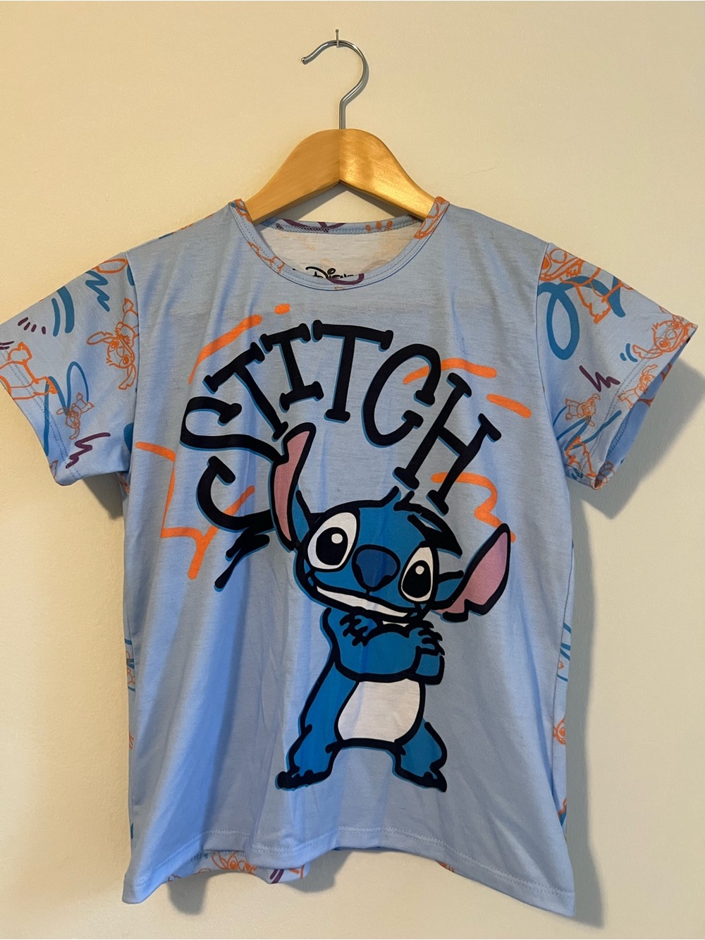 Disney Light Blue Stitch Pajama Set